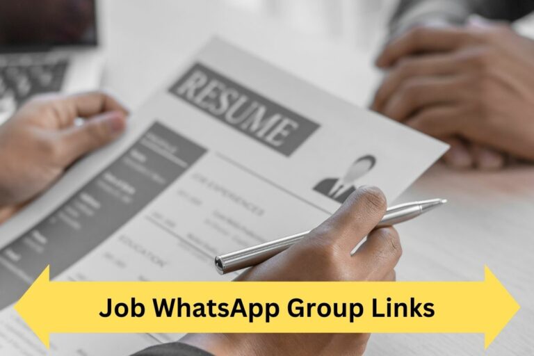 Job WhatsApp Group Links