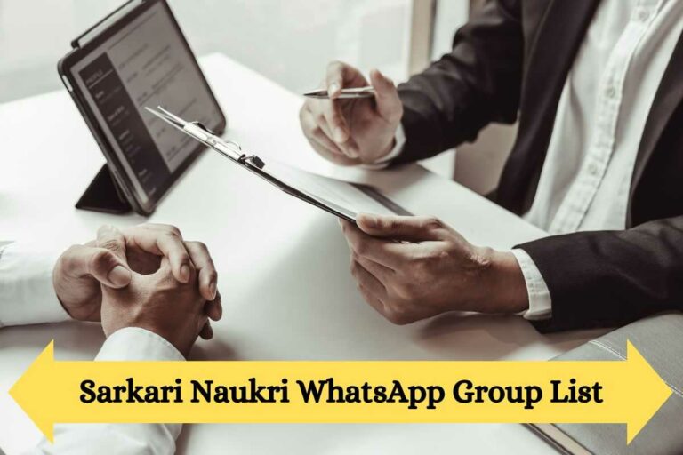 best Sarkari Naukri WhatsApp Group Links