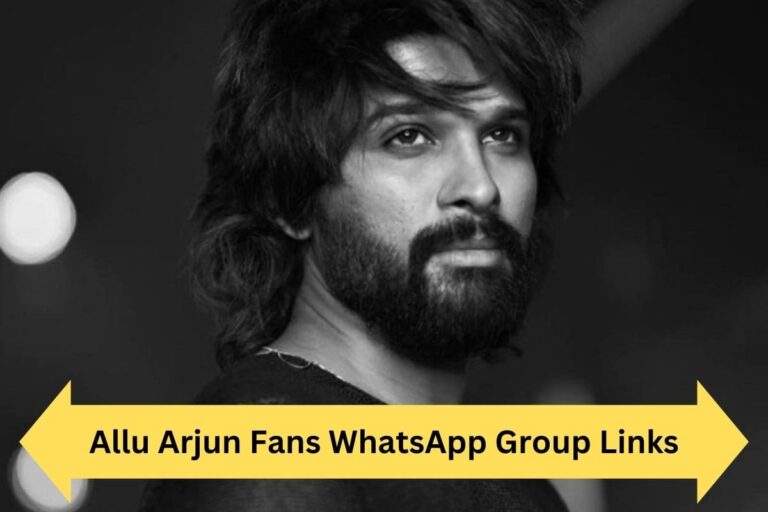 Allu Arjun Fans WhatsApp Group Links