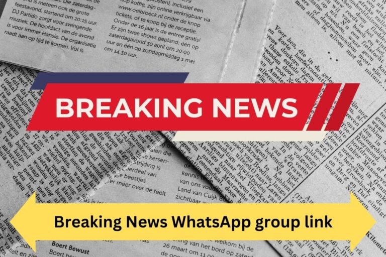 Breaking News WhatsApp Group Links