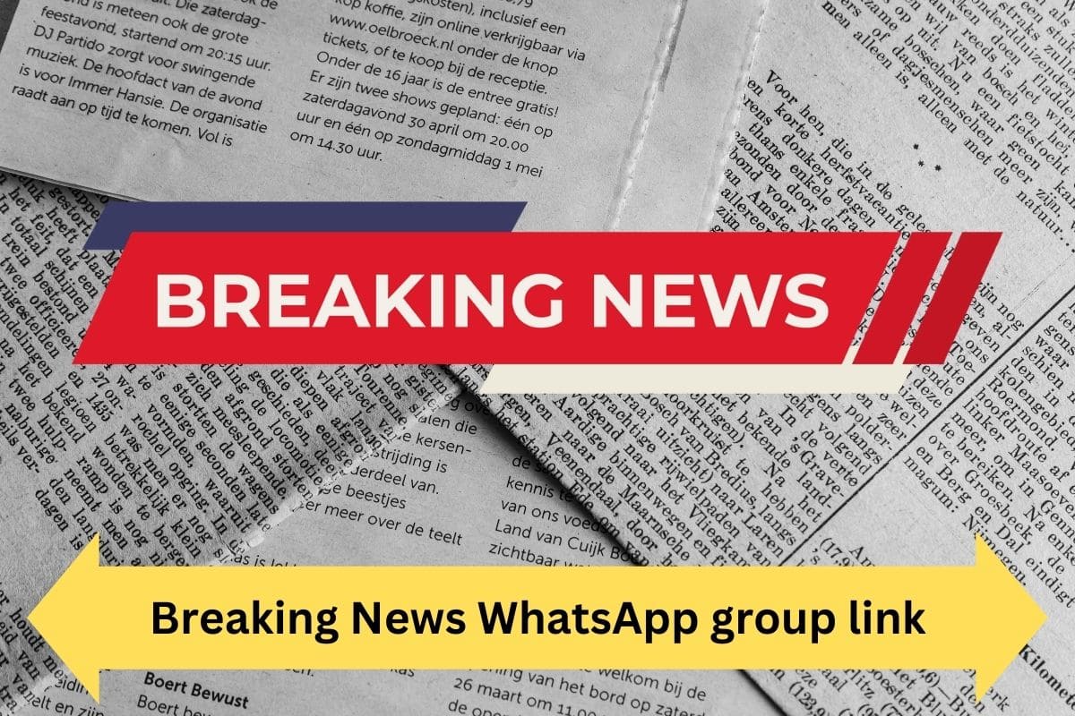 Breaking News WhatsApp Group Links
