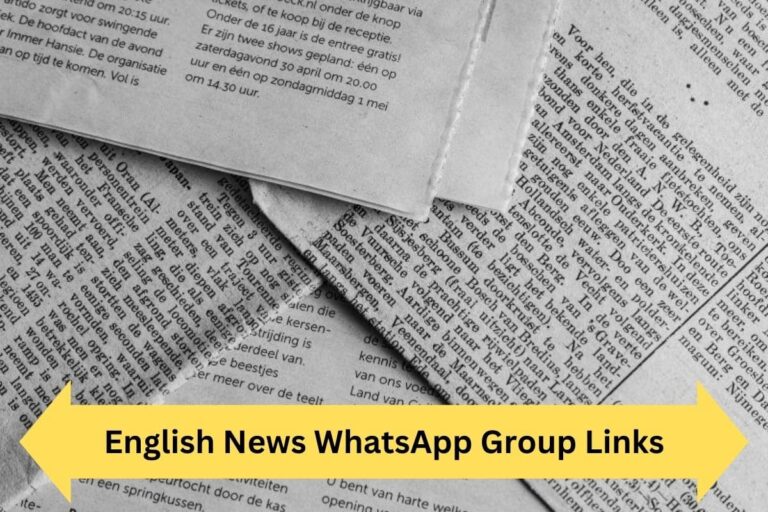 English News WhatsApp Group Links