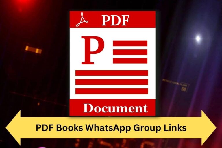 PDF Books WhatsApp Group Links