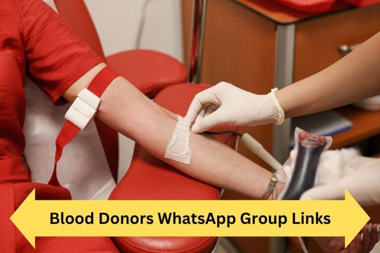 Blood Donors WhatsApp Group Links