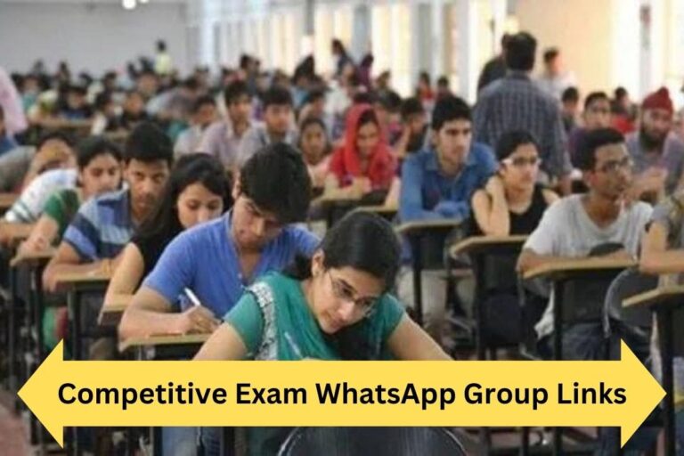Competitive Exam WhatsApp Group Links