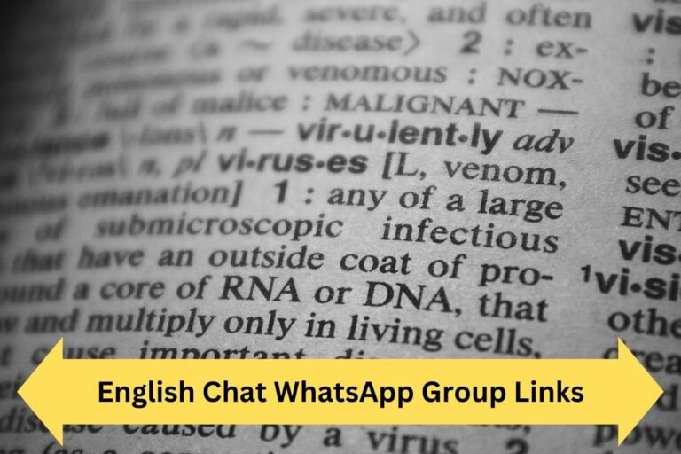 English Chat WhatsApp Group Links