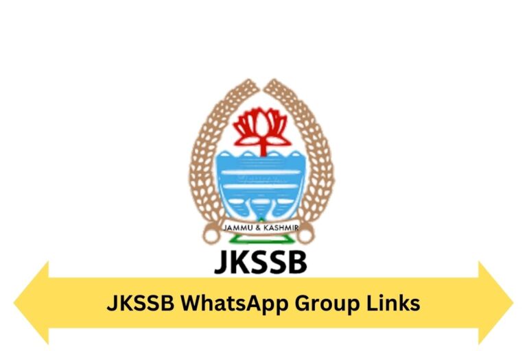 JKSSB WhatsApp Group Links 